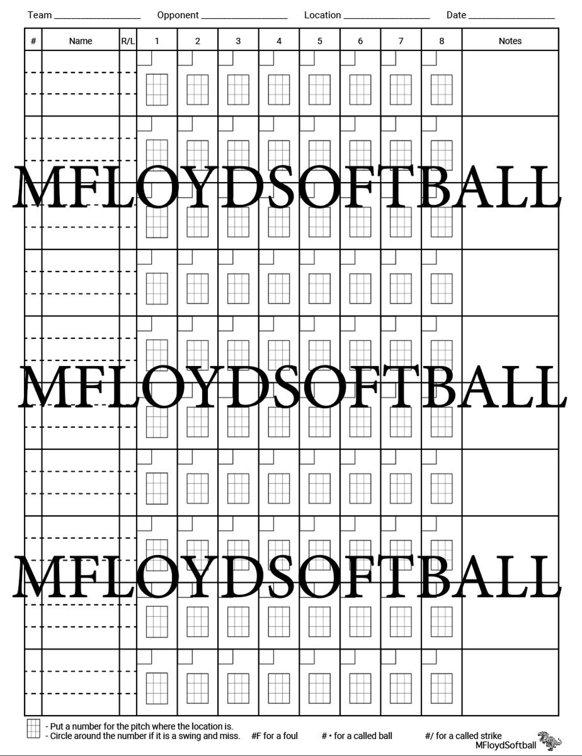 Pitch Tracker Bundle - Etsy