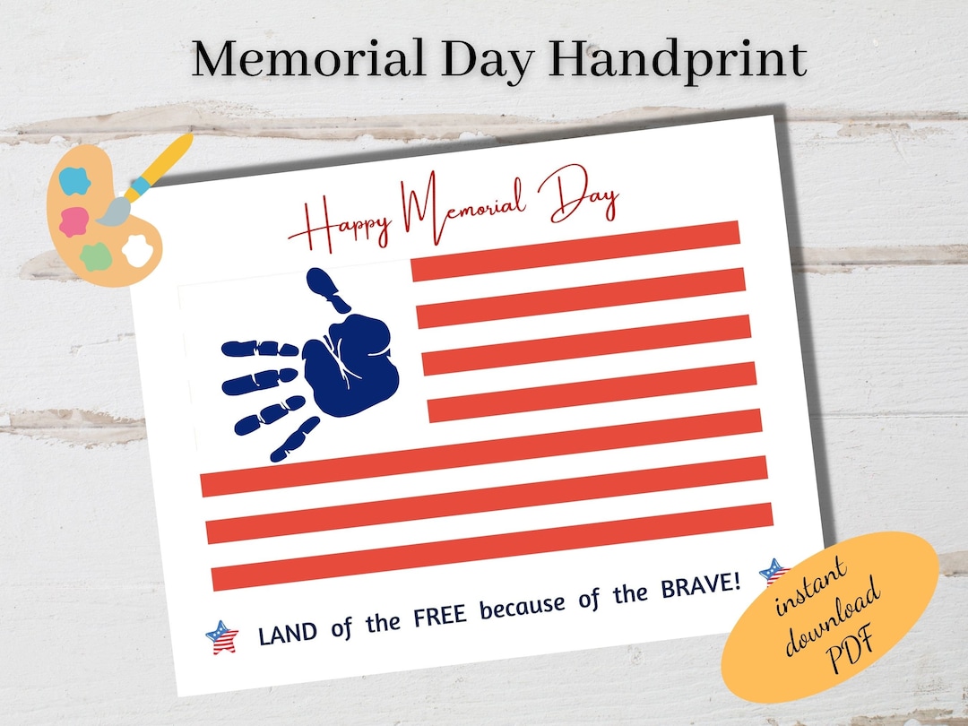 Printable Memorial Day Cards For Kids