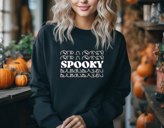 Spooky Sweatshirt Halloween Shirt Fall Shirt Trendy Sweatshirt Spooky Season Sweatshirt