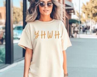 YHWH Tshirt Hebrew Tshirt Comfort Colors Shirt Yeshua Tshirt Yahweh Graphic Tee Christian Gifts Religious Apparel Jesus Tshirt