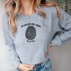 Bible Verse Sweatshirt Christian Sweatshirt Jesus Sweatshirt Trendy Sweatshirt Christian Gift