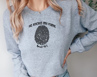Bible Verse Sweatshirt Christian Sweatshirt Jesus Sweatshirt Trendy Sweatshirt Christian Gift
