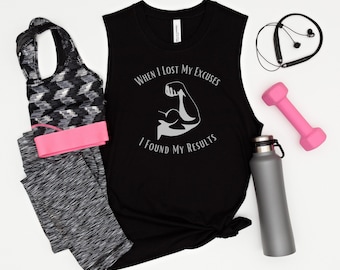Women's Tank Top Muscle Tank  Workout Tank Activewear Top Gift for Her Women's Clothing