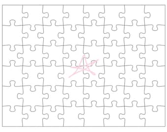 Modello di puzzle: 8,5 x 11 lettere USA (download digitale)