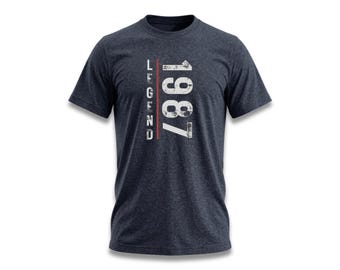 1987 Legend T-Shirt, 39th Birthday Shirt, Born in 1987, Turning 39 Unisex Cotton Tee