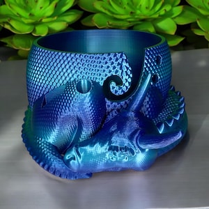 Sleeping Dragon Yarn Bowl for Knitting and Crochet