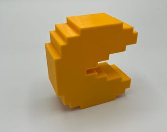 3D Printed Yellow desk light Pac-Man Ghost Eater