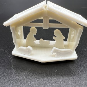 3D-geprinte kerststal