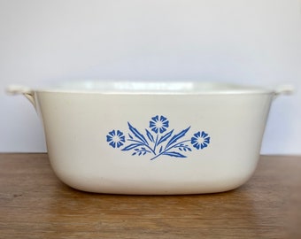 French White 1.5-quart Round Casserole Dish with Lid