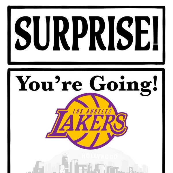 Lakers Ticket Template Etsy Lakers Ticket Template Etsy