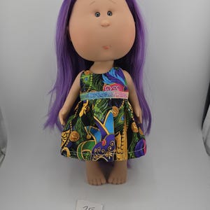 Mia Dress - Mardi Gras - Fits 12 Inch Doll Pippa and Pippo