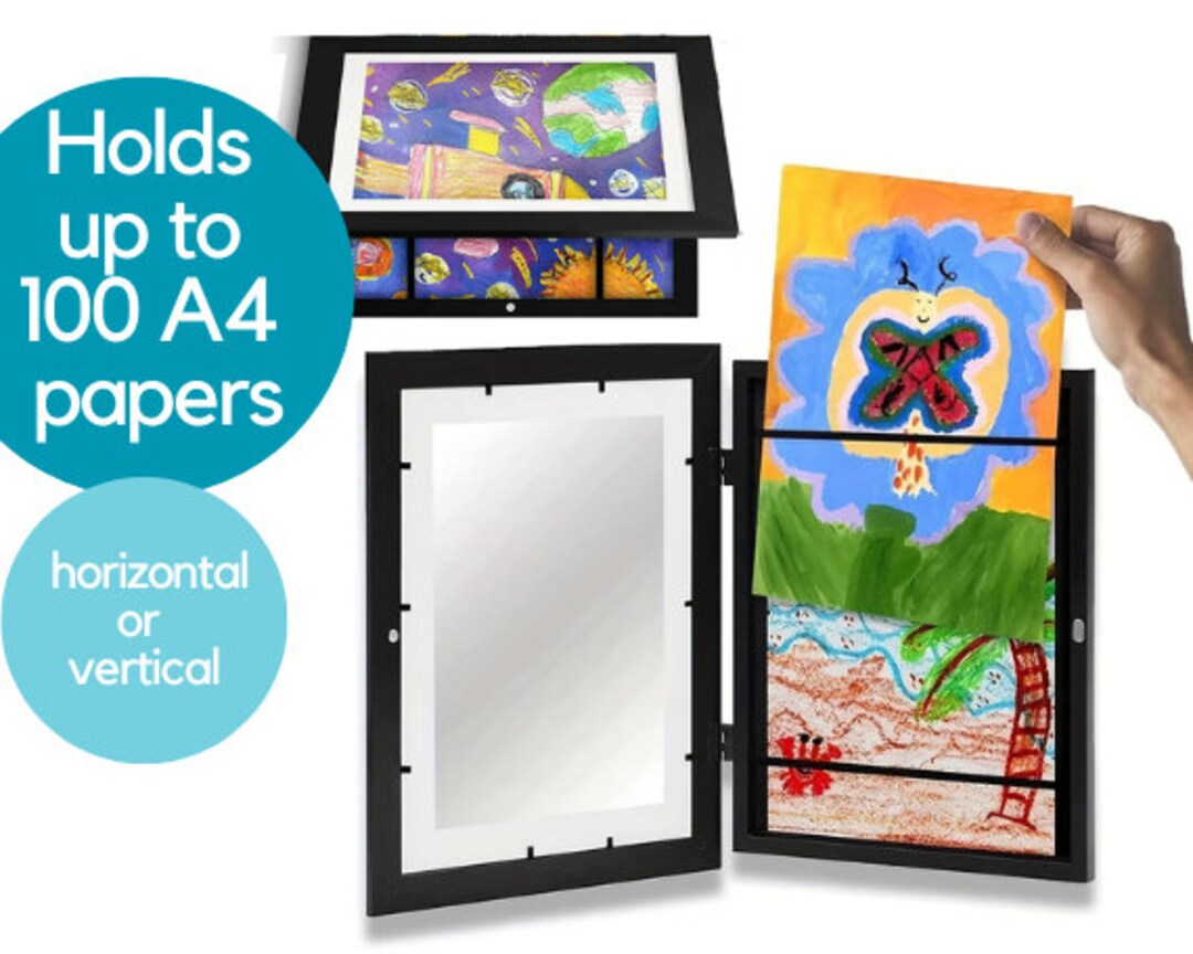 Kids Art Frame Frame for Childrens Artwork Art Storage Etsy
