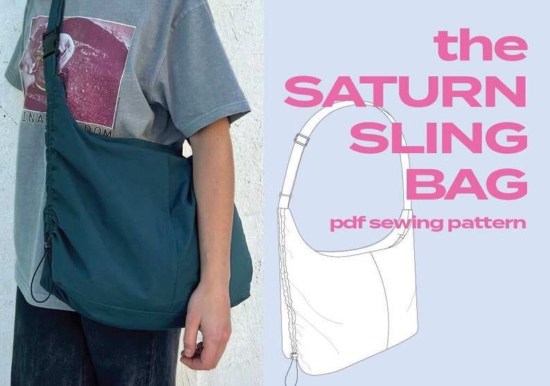 Saturn Sling Bag PDF Sewing Pattern image 1