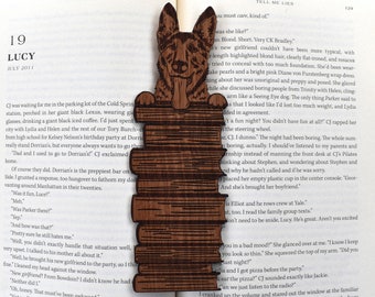 Wooden German Shepherd Bookmark: Engraved Dog Lover Gift