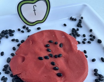 Build a Letter Apple Seeds Practice | Apple September Activities | Early Learning | Ready to Use | Preschool Homeschool Games