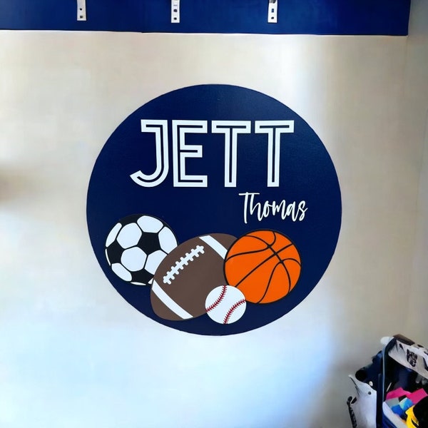 Boys nursery room decor|Sports nursery sign|Nursery sign| Boys nursery sign|Soccer nursery room decor| Football Room decor | Baseball Sign