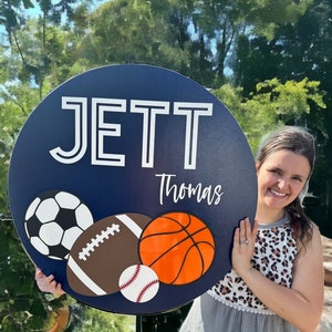 Boys nursery room decor|Sports nursery sign|Nursery sign| Boys nursery sign|Soccer nursery room decor| Football Room decor | Baseball Sign