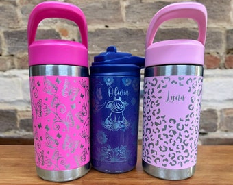 Kids personalized water bottle|Kids supply|Personalized water bottle for boys|Personalized water bottle for girls| School name water bottle