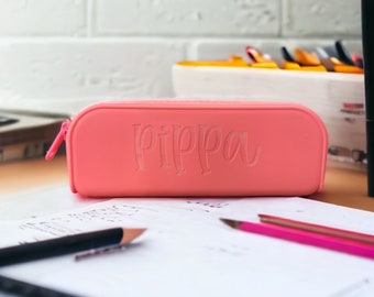 Estuche para lápices con nombre/Estuche para lápices para niños/Estuche para lápices personalizado/Útiles escolares/Útiles personalizados/Artículos personalizados para niños/Estuche para niñas