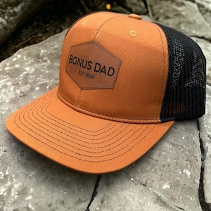 Bonus dad hat|Gift for stepdad|Stepdad hat|Established hat for him|Bonus dad gift|Fathers day gift|Gift for him|Personalized hat|Custom hat