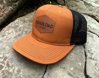 Bonus dad hat|Gift for stepdad|Stepdad hat|Established hat for him|Bonus dad gift|Fathers day gift|Gift for him|Personalized hat|Custom hat