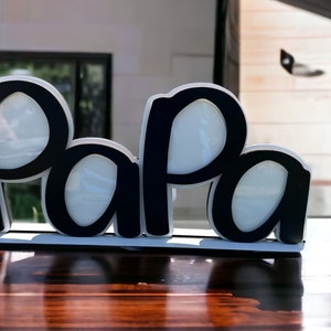 Papa gift|Gift for papa|Grandpa gift|Fathers day gift|Mens gift|Family photo|Papa photo|Pop photo|Picture frame|Personalized gift