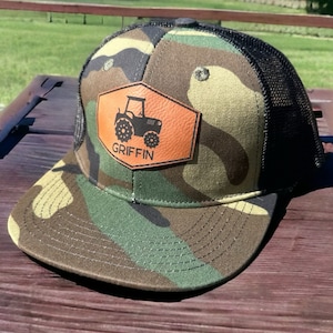 Personalized boys hat|Tractor hat|Hat for kids|Personalized kids hat|Camo boys hat|Cute personalized hat|Truck kids hat|Boys hat|Hat HBrP