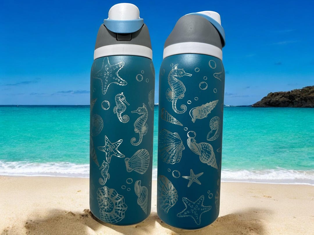 Seashells Tumbler| Engraved Cup| Personalized Seashell Cup| 40oz ...