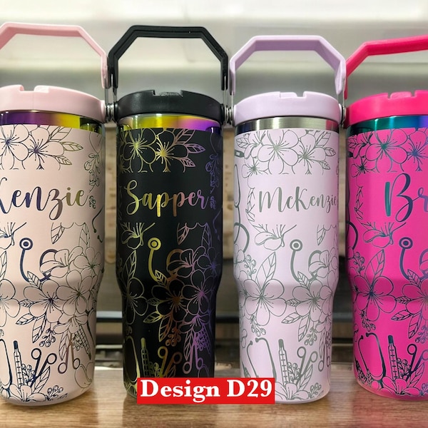 Krankenschwester Becher|Geschenk für Krankenschwester|30oz Becher|40oz RN Becher|RN Wasserflasche| Krankenschwester Flasche|Krankenschwester Anerkennung Woche| Geschenk für Krankenschwester|Krankenschwester Woche|