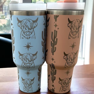 Highland cow 40 oz cup|highland cow mug|highland cow coffee mug|gift for highland cow lover|40 oz mug with handle|personalized 40 ounce mug