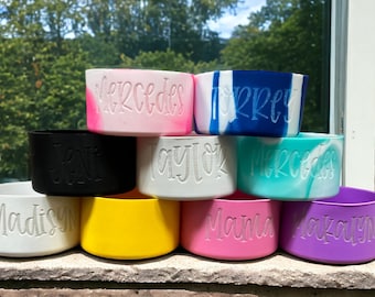 Personalized tumbler accessories| 40oz boot tumbler| Tumbler boot| Name tumbler| Accessories for tumbler| Black accessories| Kids name item