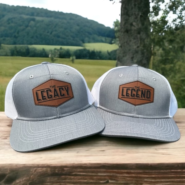 Dad Hat and Son Hat Etsy