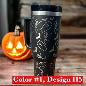 Spooky season|Halloween tumbler|Spooky season tumbler|Bat tumbler|Skeleton cup|Creepy cup|Halloween 40oz|40oz halloween cup|Fall cup|Spooky