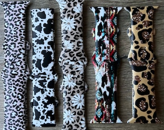 Cow watch band|Country watch band|Galaxy watch band|Daisy watch band|Western watch band| New watch band|Butterfly watch band|Cow accessories