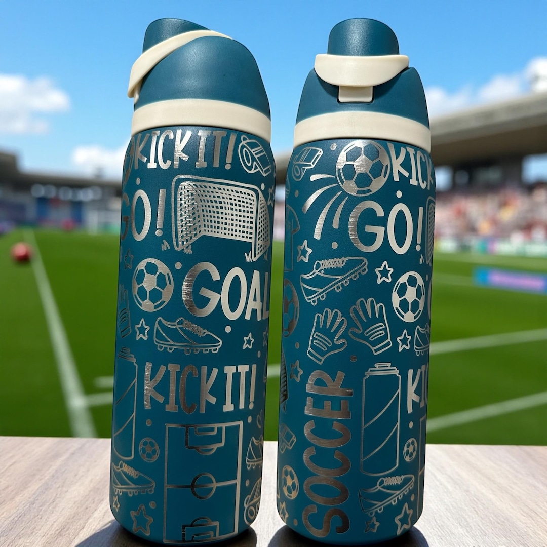 Boys Soccer Water Bottle | Stainless Steel Bottle |christmas Gift for ...