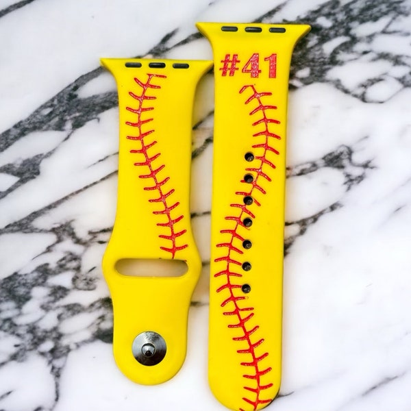 Softball watch band|Personalized watch band|Baseball watch band|Baseball accessories|Softball accessories| Ball accessories|Travel ball