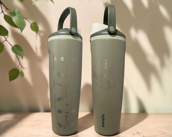 Personalized Engraved Dad Owala Water Bottle, Outdoorsman Tumbler, Boy Dad Gift, Dad of Boys Cup, Custom Dad Gift with Childs Names Engraved