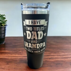 Dad tumbler|Papa tumbler|Dad mug|Fathers day gift|Gift for men|Mens tumbler|Mens mug|Gift from kids|40oz mug|Tumbler for him|New tumbler|