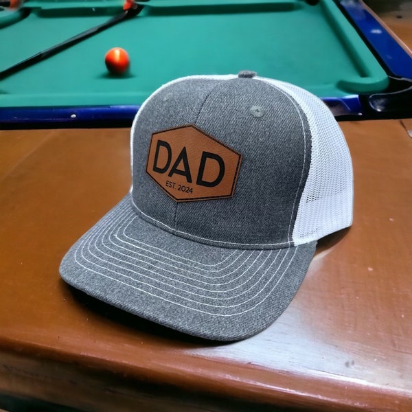 Dad hat|Dad established|New dad hat|Mens hat|Hat for men|Guys hat|Trucker hat|Baseball cap|Hat for him|Hat for new dad|Papa hat|Hat for papa