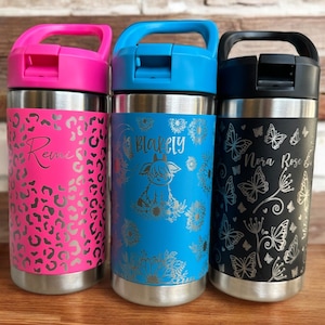 Gepersonaliseerde waterfles voor kinderen|Waterflessen voor kinderen|Gepersonaliseerde waterflessen voor kinderen|Waterfles voor school|Roestvrijstalen waterfles voor kinderen