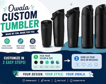 Custom 32oz Owala Engraved Tumbler|Custom 40oz Owala tumbler|Custom engraved Owala|30oz Owala freesip sway|Owala 24oz ounce engraved|