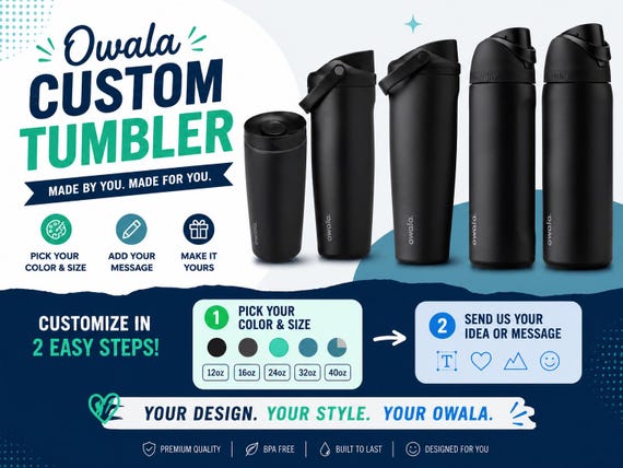 Custom 32oz Owala Engraved Tumbler|Custom 40oz Owala tumbler|Custom engraved Owala|30oz Owala freesip sway|Owala 24oz ounce engraved|