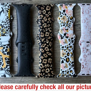 Leopard watch band| Cheetah watch band| Rose gold watch band|New watch band|Replacement watch band|Galaxy watch band|Fitbit versa watch band