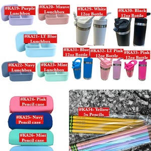 Name pencil bag|Pencil storage for kids|Personalized pencil case|Back to school supply|Personalized supply|Kids personalized item|Girls case image 3