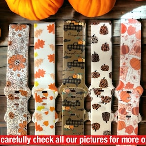Fall truck watch band|Pumpkin accessories|Leaves watch band|Fall decor|Fall must|Pumpkin spice watch band|Horror watch band|Scary movie band