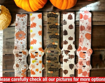Fall truck watch band|Pumpkin accessories|Leaves watch band|Fall decor|Fall must|Pumpkin spice watch band|Horror watch band|Scary movie band