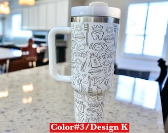 Dental tumbler|Dental hygienist tumbler|Gift for dental hygienist|Gift for dentist|Dental hygienist coffe mug|Coffee mug for dentist|40oz