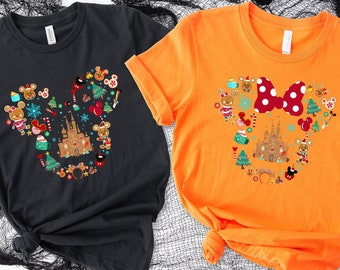 Disney Christmas Gingerbread Shirt, Mickey Minnie Squad Tee