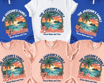 Custom Family Vacation 2026 Shirt, Custom Family Trip, Family Beach Trip Shirts, Family Beach Vacation Tees