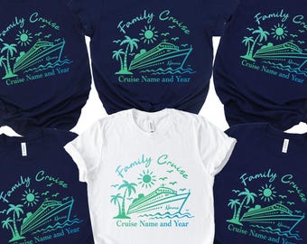 Custom Family Cruise Shirts, Matching Vacation Tees, Cruise Crew Apparel